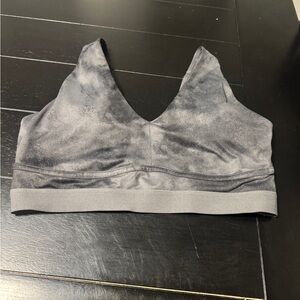 Fabletics Smudge onyx Sports Bra size large